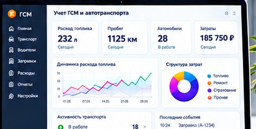 Сводка по автопарку в системе
